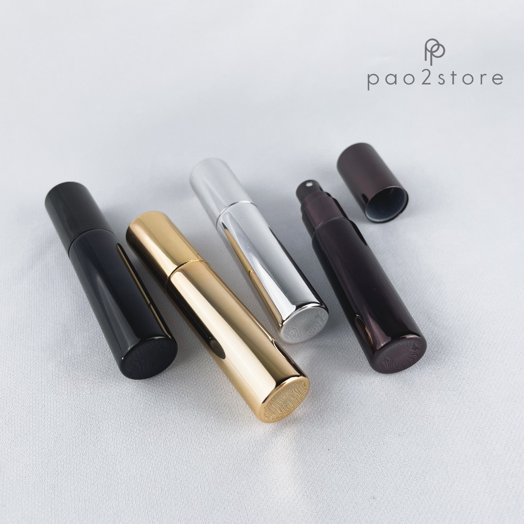Botol Spray 10ml Kaca Metallic / Metalik Coated - Parfum Travel Size Isi Ulang Decant