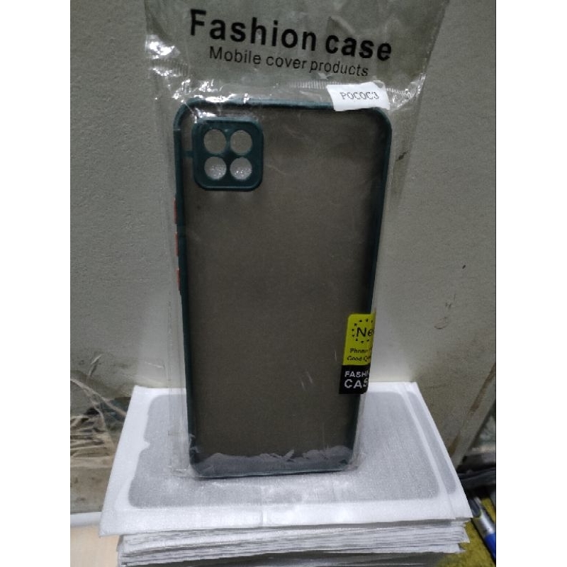 Case Aero My Choice Poco C3 Silikon Casing Dove Pelindung Camera