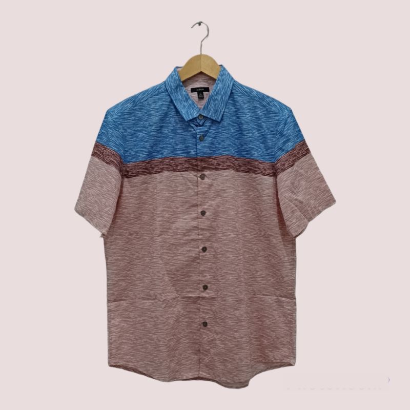 kemeja pria lengan pendek alfani shirt original