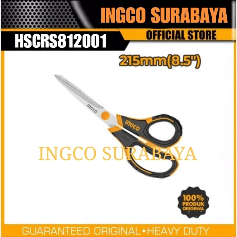 

INGCO HSCRS812001 SCISSORS 8,5" 215MM GUNTING STAILESS STEEL SERBAGUNA
