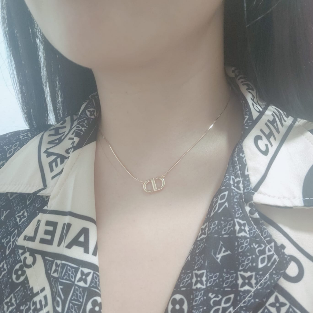 kalung fashion CD c*d cantik unik emas asli