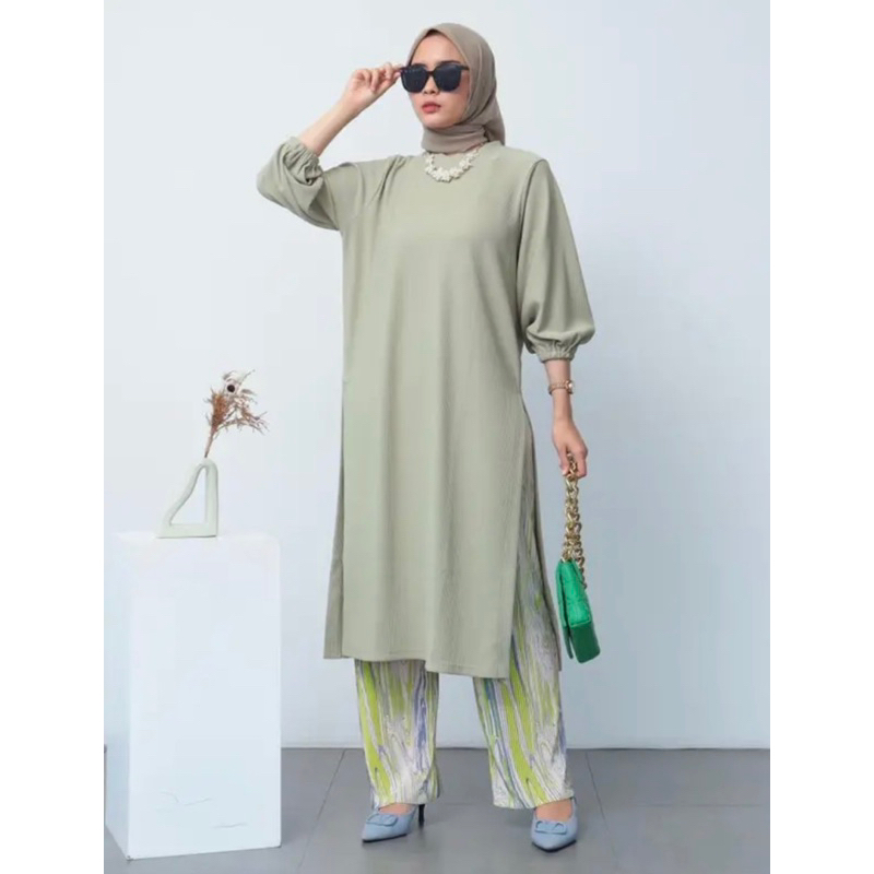 TUNIK RIB PREMIUM / LONG TUNIK /TUNIK WANITA