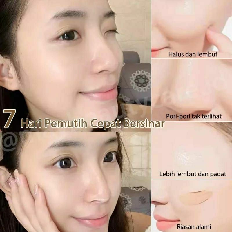 Peel Off Masker Pemutih Wajah Glowing Cepat Masker Telur Ragi Pemutih Herbal Wajah