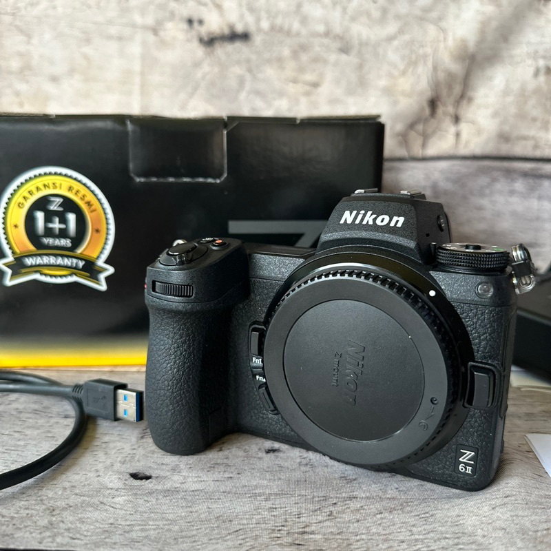 kamera mirrorles full frame nikon z6mkii body only (like new