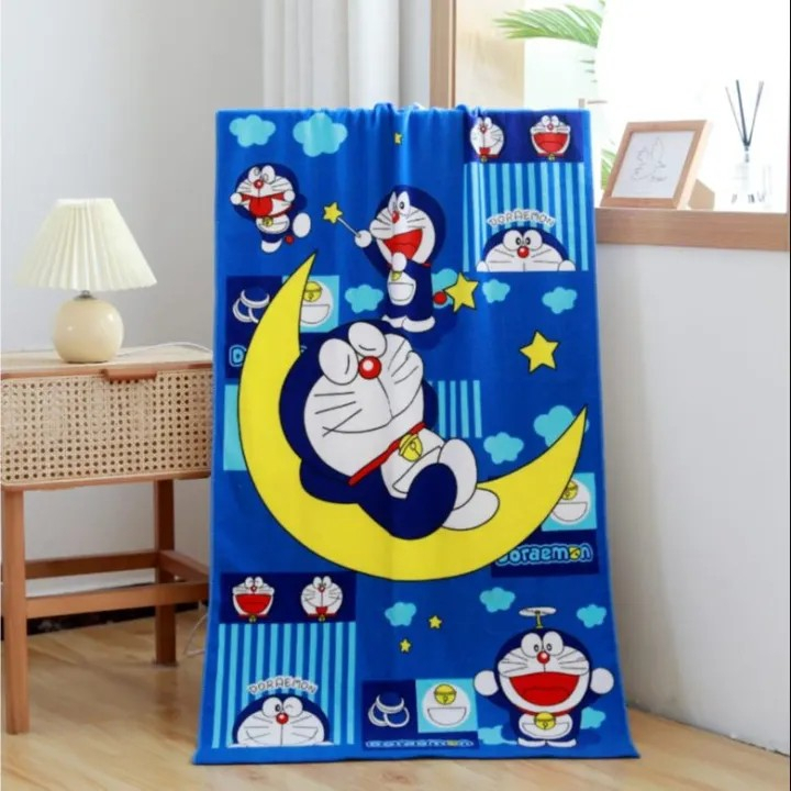 Handuk Mandi Karakter Anak - Handuk Mandi Karakter Disnyland Bahan Microfiber Ukuran 70x140cm