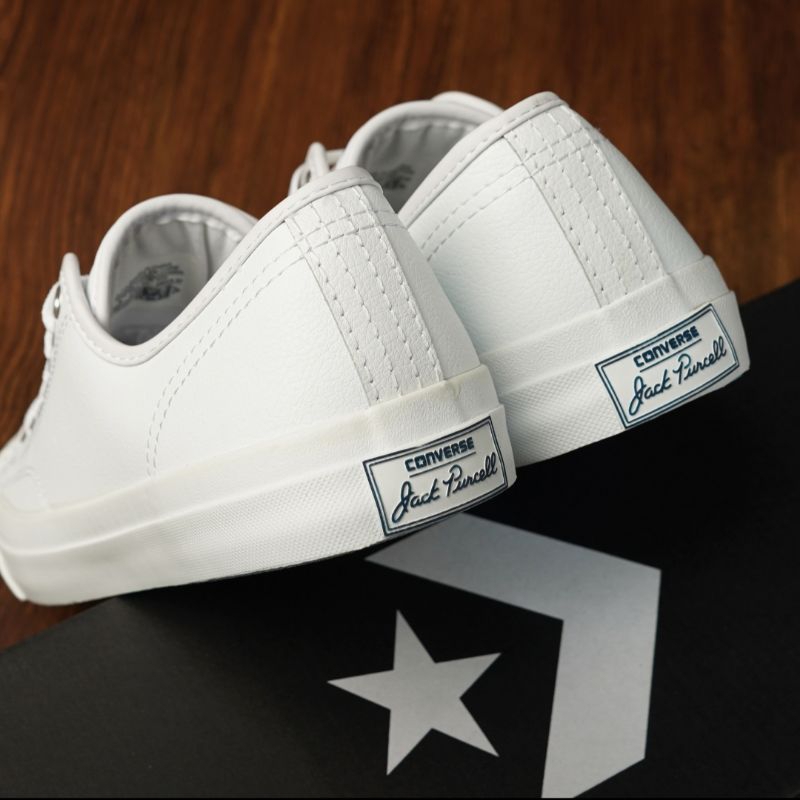 Sepatu Converse Jack pursell Leather White