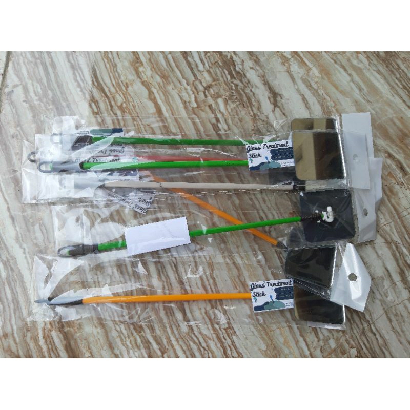 PROMO cermin stik kaca stik latih mental ikan chana cupang dll