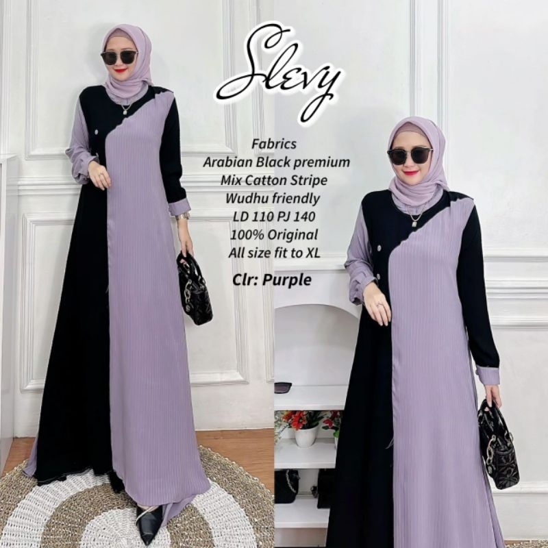 SLEVY DRESS GAMIS PREMIUM ORI HMF