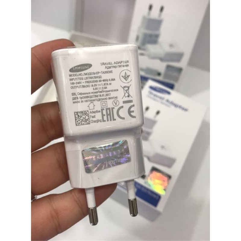 Termurah Charger SAMSUNG 9V 2.0 real Fast Charging Note 5 / s6 / s7