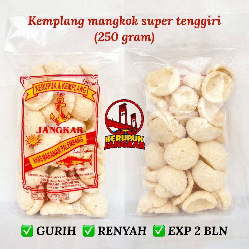 

Kemplang Mangkok Asli Palembang 250Gr | Kerupuk Kemplang Palembang