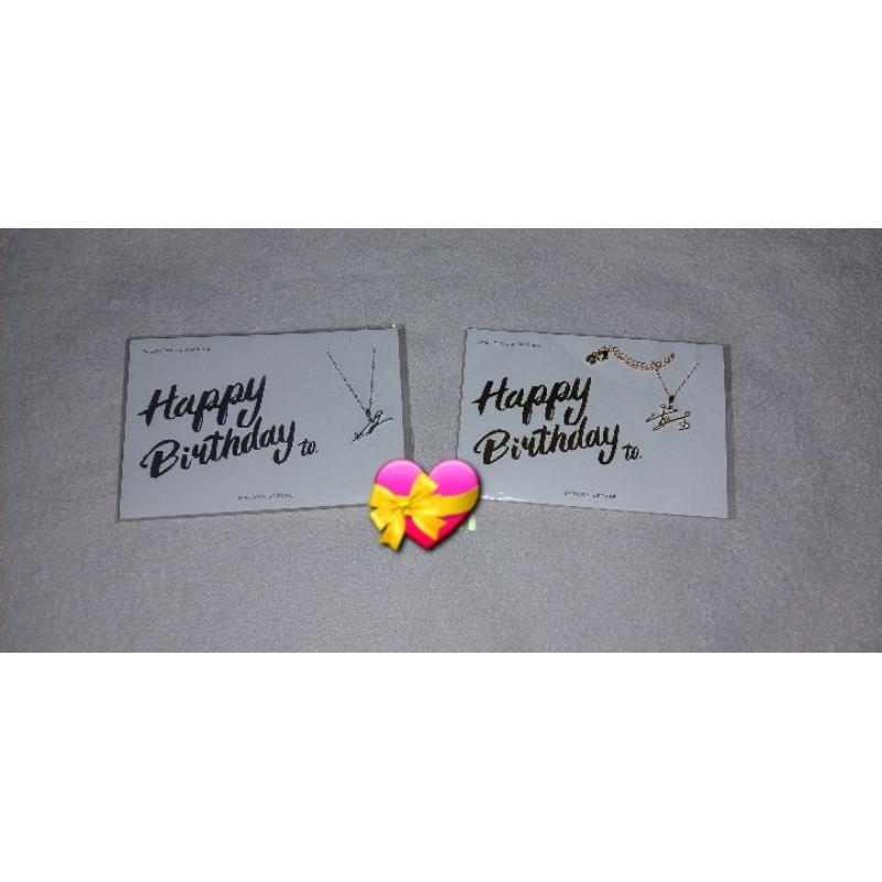 Artist Birthday Necklace SM Store Xiaojun Hendery