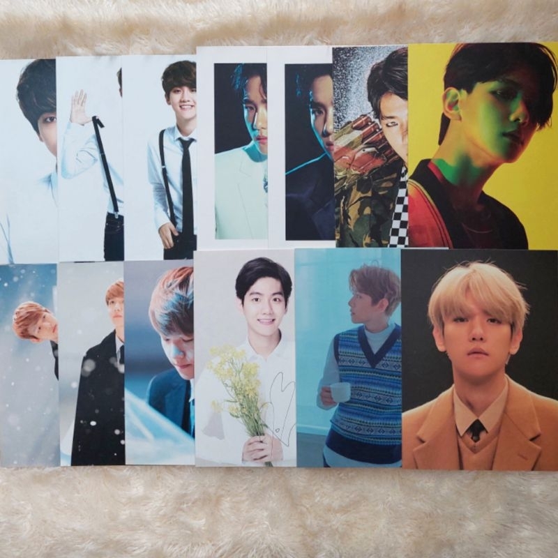 EXO BAEKHYUN OFFICIAL POSTCARD MIRACLE IN DECEMBER EXORDIUM NATREP POWER UNIVERSE PC