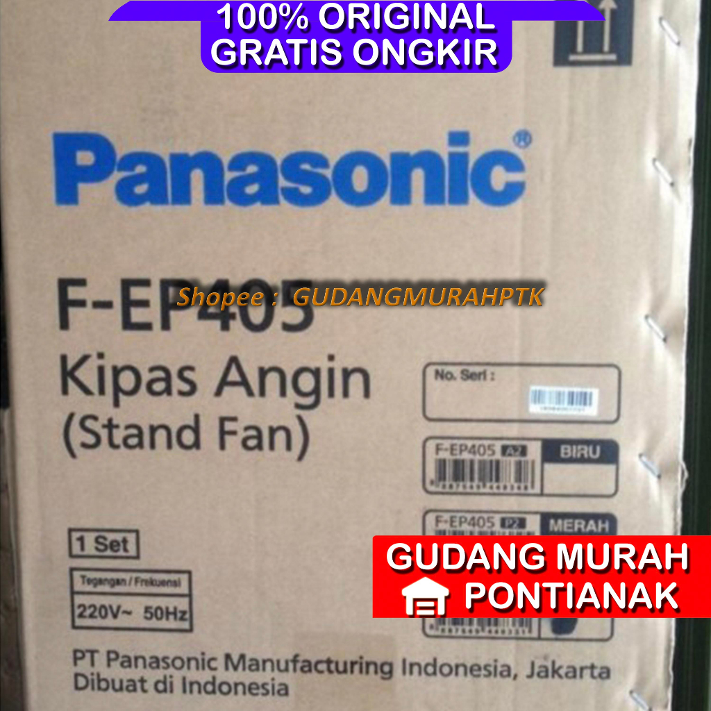 Panasonic EP405 Stand Fan 16 inch Kipas Angin Berdiri EP-405 AWET TAHAN LAMA KUALITAS ATAS / PREMIUM