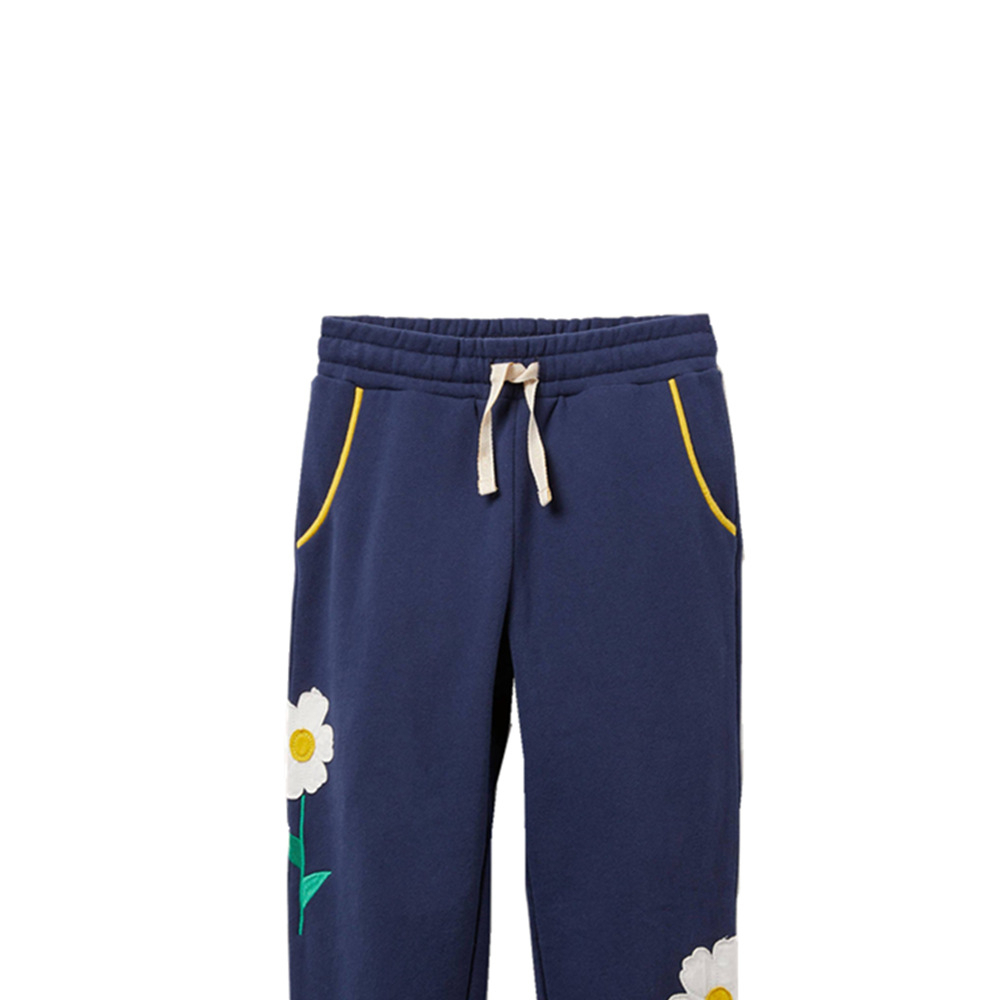 babyfit celana panjang jogger anak perempuan NAVY DAISY import ydm-0408