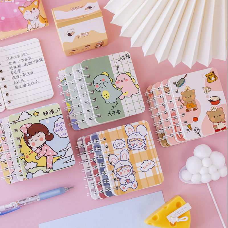 

COD✨A7 Buku Notebook Mini Kartun Lucu Diary Portable Notebook Journal Alat Tulis Anak Perempuan-Yinmer