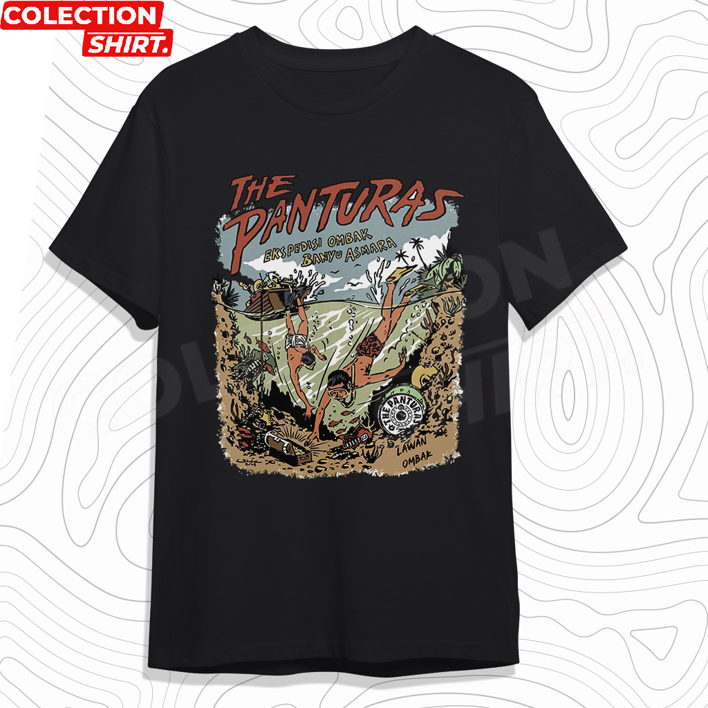 Kaos Band THE PANTURAS OMBAK BANYU ASMARA T-Shirt COLECTION