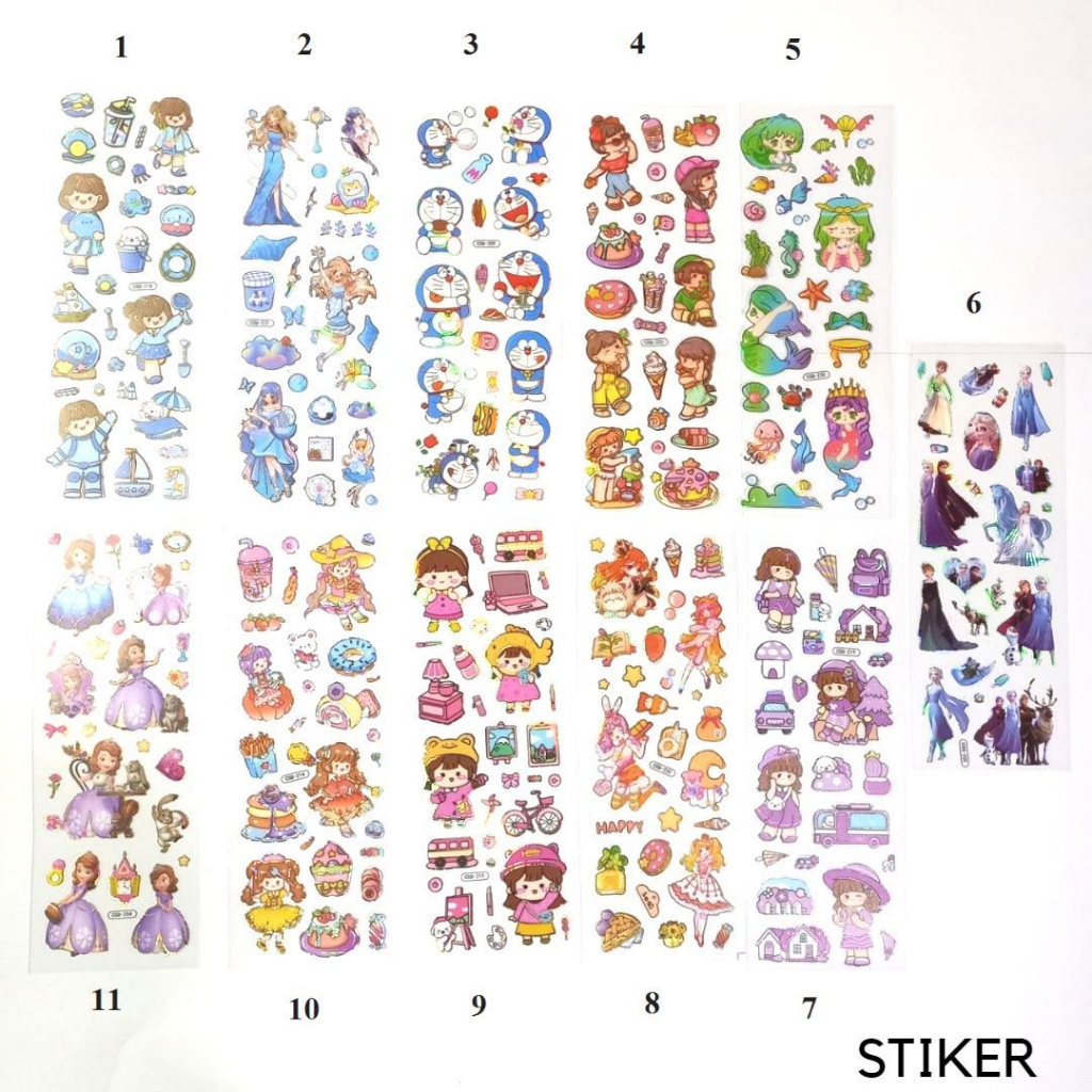 

Stiker Dekorasi / Stiker Anak / Stiker Hias Motif Cartoon