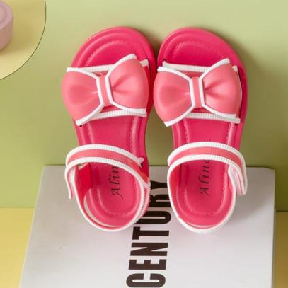 Sandal Anak Jelly ADIBA Import / Sendal Anak Perempuan Karet Empuk / Sandal Tali Aanak Perekat Lucu