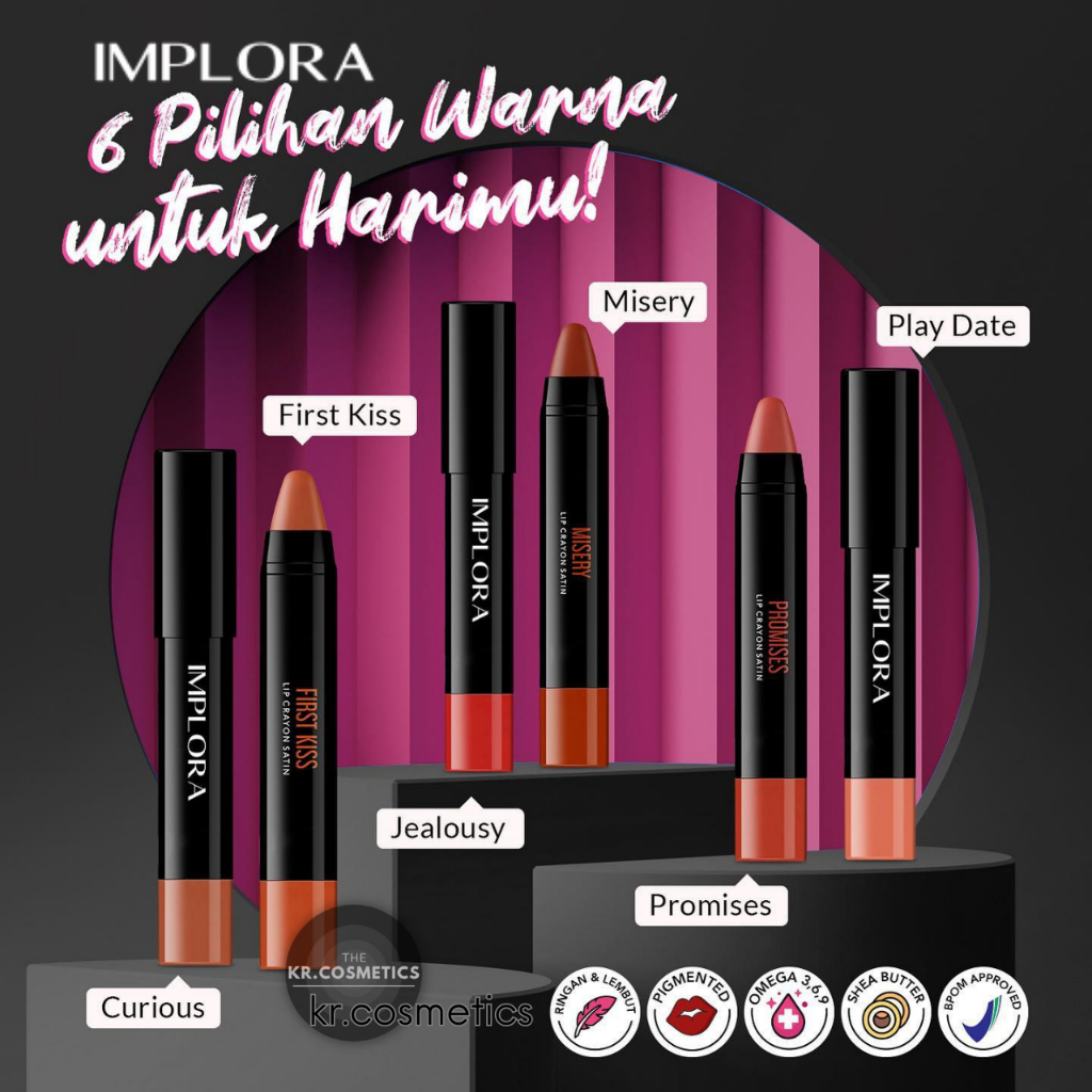 IMPLORA Lip Crayon Satin 3,5 gr