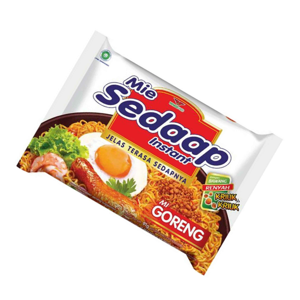 Mie Sedap/ Mie Instan Goreng/ Mie Rasa Bawang Renyah/ 90gr