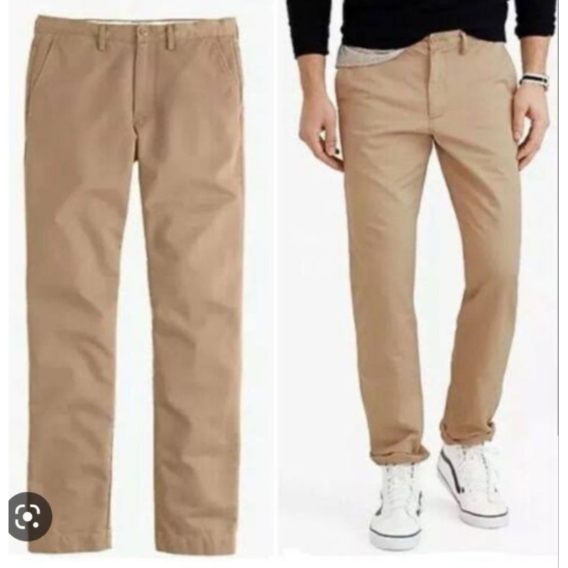 Celana Chinos Pria J*CRW Celana Kerja // Celana Formal Kantor Original