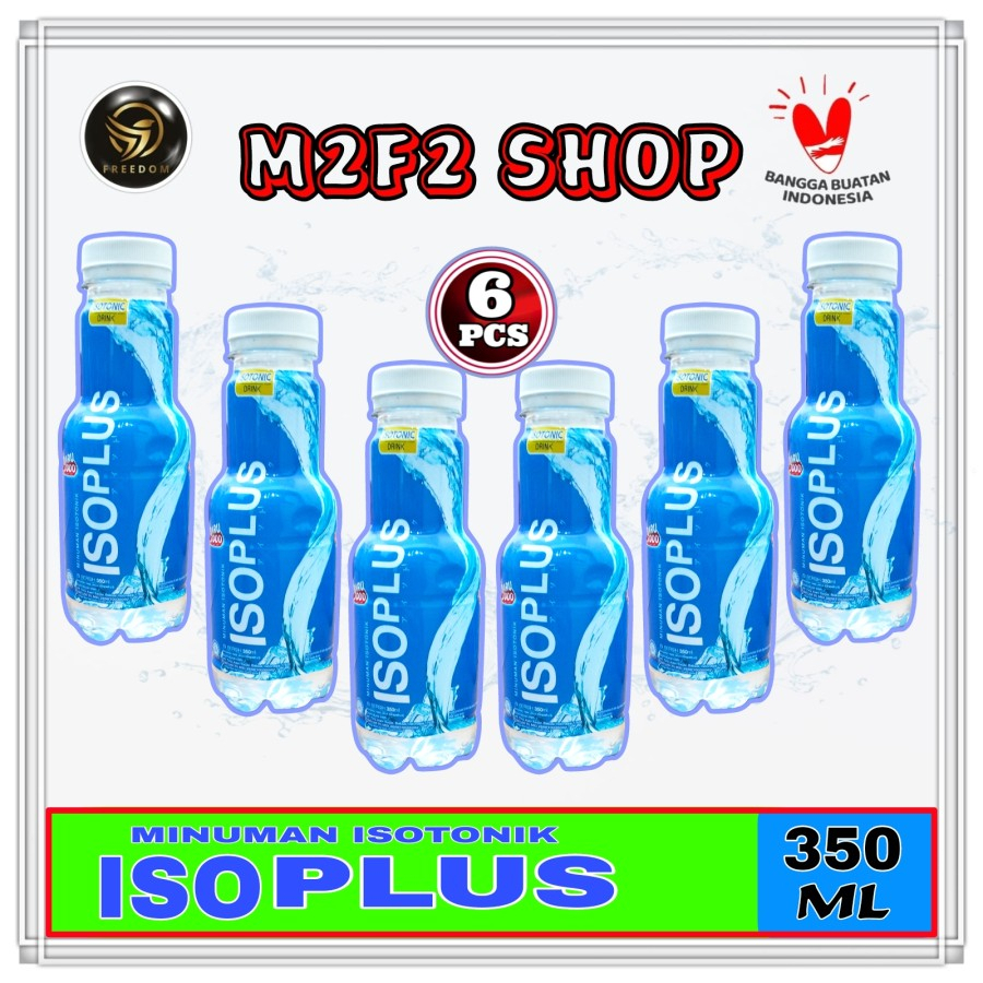 

Isoplus Minuman Isotonik Botol Plastik Pet - 350 ml (Kemasan 6 Pcs)