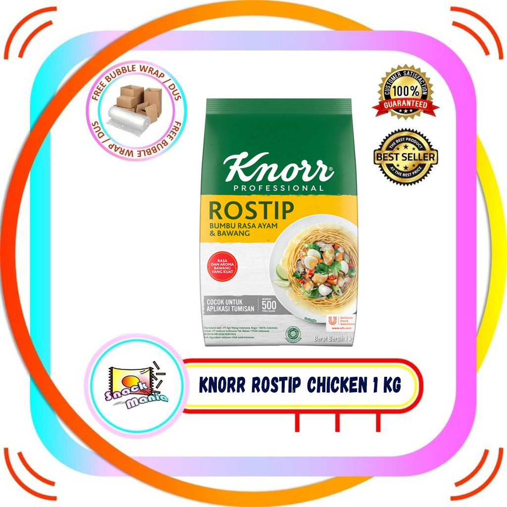 

Knorr Rostip Bubuk Kaldu Ayam dan Bawang 1 kg Chicken Powder