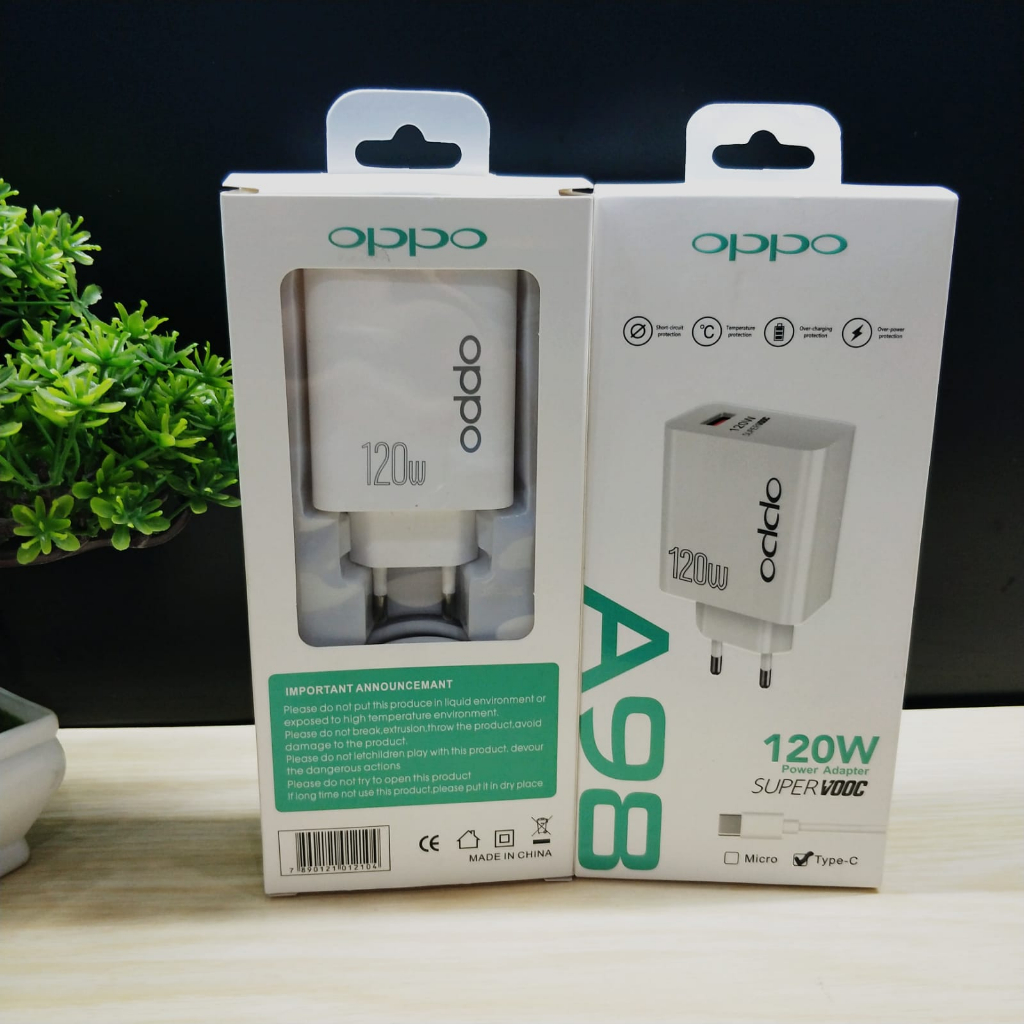 CHARGER OPPO A98 SUPERVOOC 120W FAST CHARGING MICRO TYPE C PROMO SEN