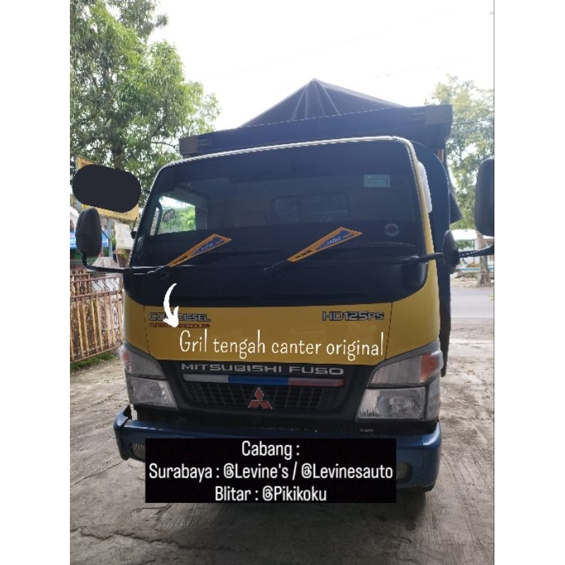 grill depan canter original / garnish depan canter / garnis panel depan canter / panel wiper canter 