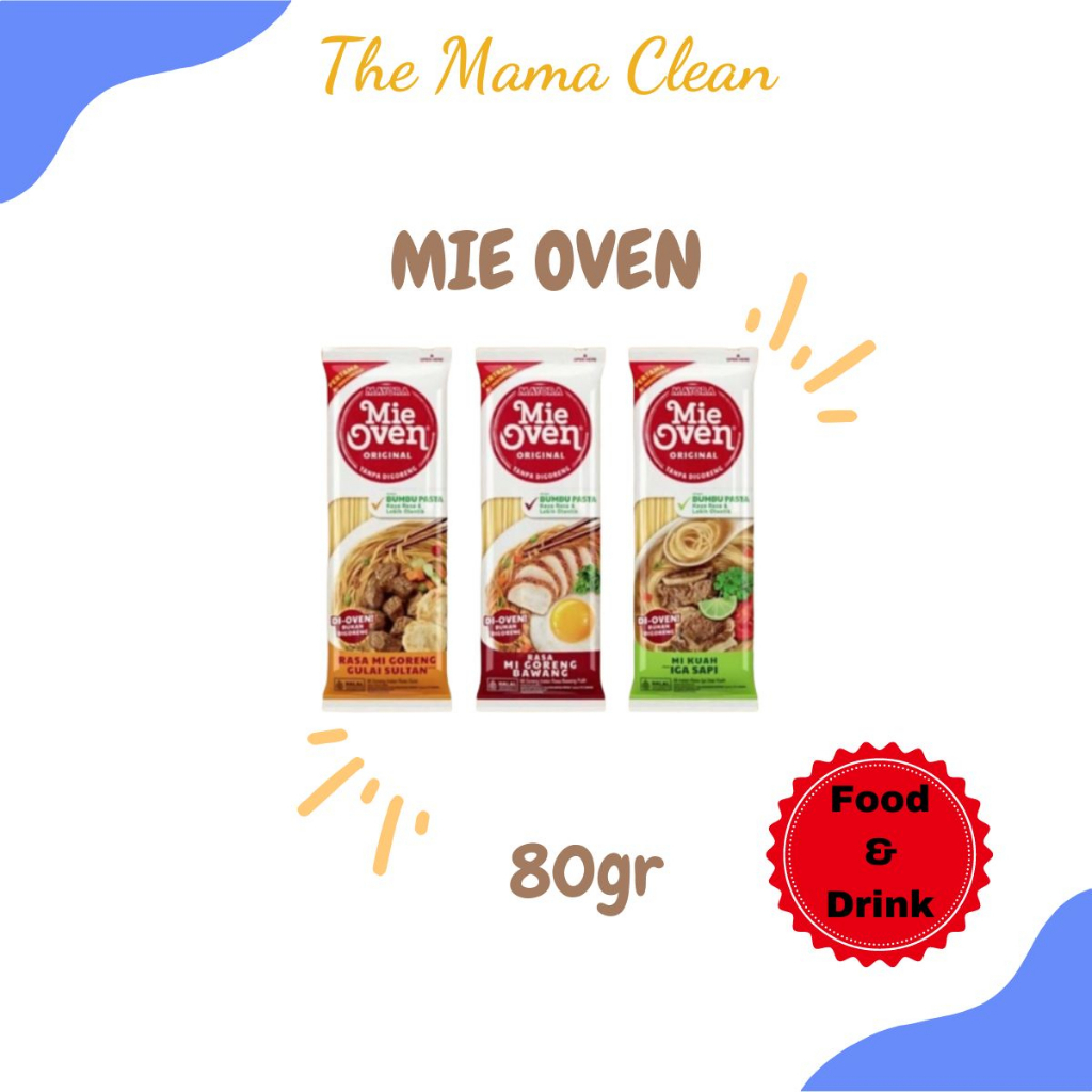 MIE OVEN INSTAN MAYORA 80gr 1 PCS