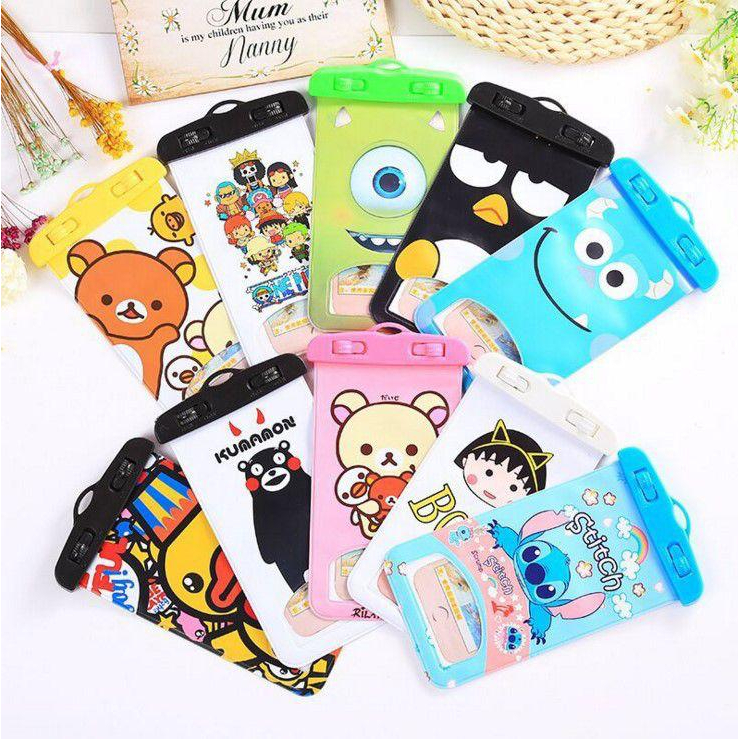 [WINNIE THE POOH]Sarung Handphone Anti Air / Waterproof Handphone