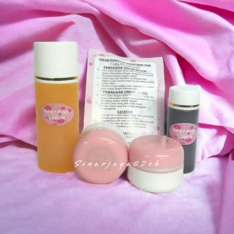 PAKET CREAM BABY PINK 30gr Besar WHITENING PKT CREM KUALITAS 1