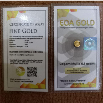 EOA GOLD 0,1 gram