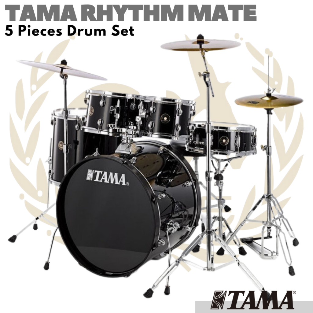 TAMA RHYTHM MATE 5 Pieces Drum Set Kit + Cymbals | RM52KH6C