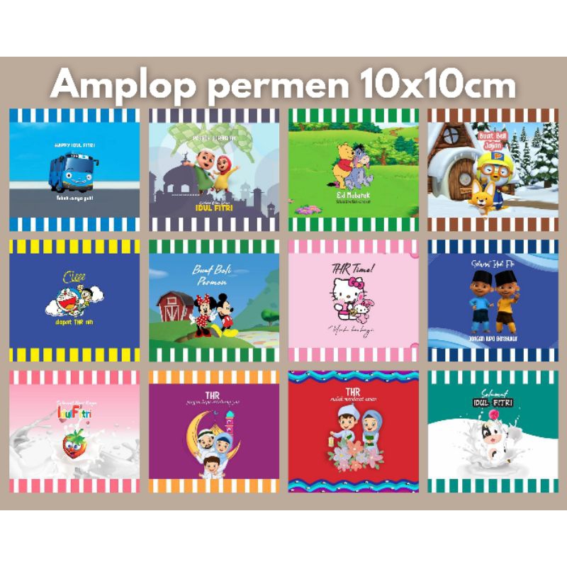 

BISA PILIH MOTIF Amplop permen