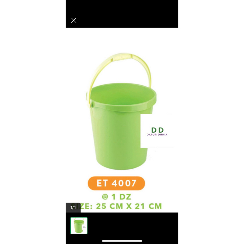 ember plastik golden sunkist hijau besar ( ET4007 )