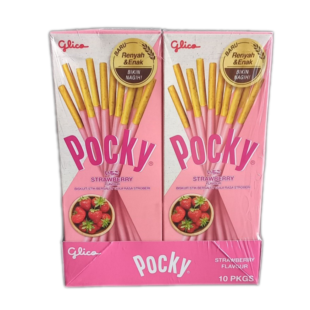 

Pocky Mini Strawberry 22gr - 1 Pack isi 10 Pcs