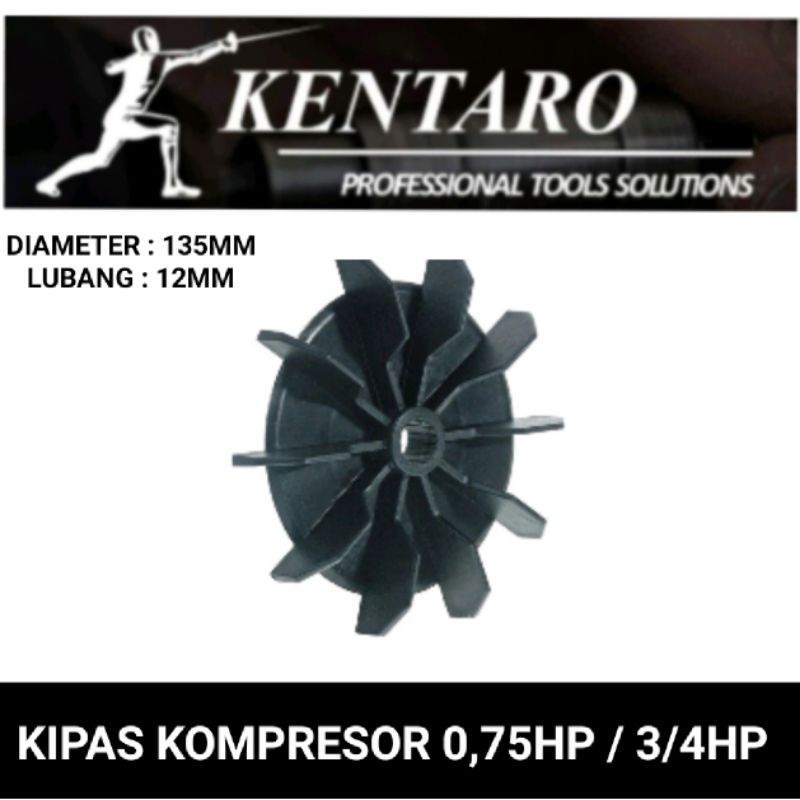 kipas kompresor portabel 0.75HP / 1HP kentaro