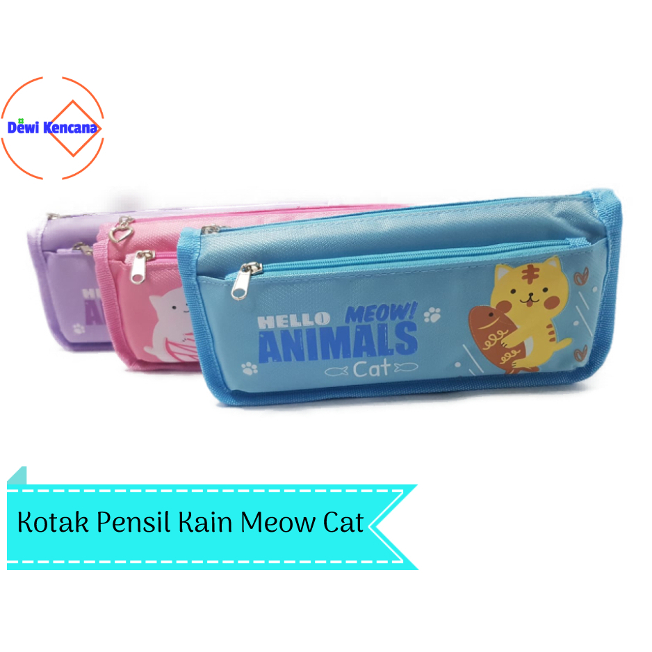 

Kotak Pensil Meow Cat SY 7101/Kotak Pensil kain