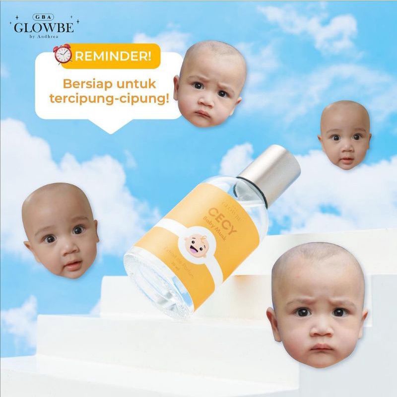 fReSh- READY FREE GIFT Glowbe beauty - Extrait Parfume Fresh All Day Andry Evany Cecy Tasy