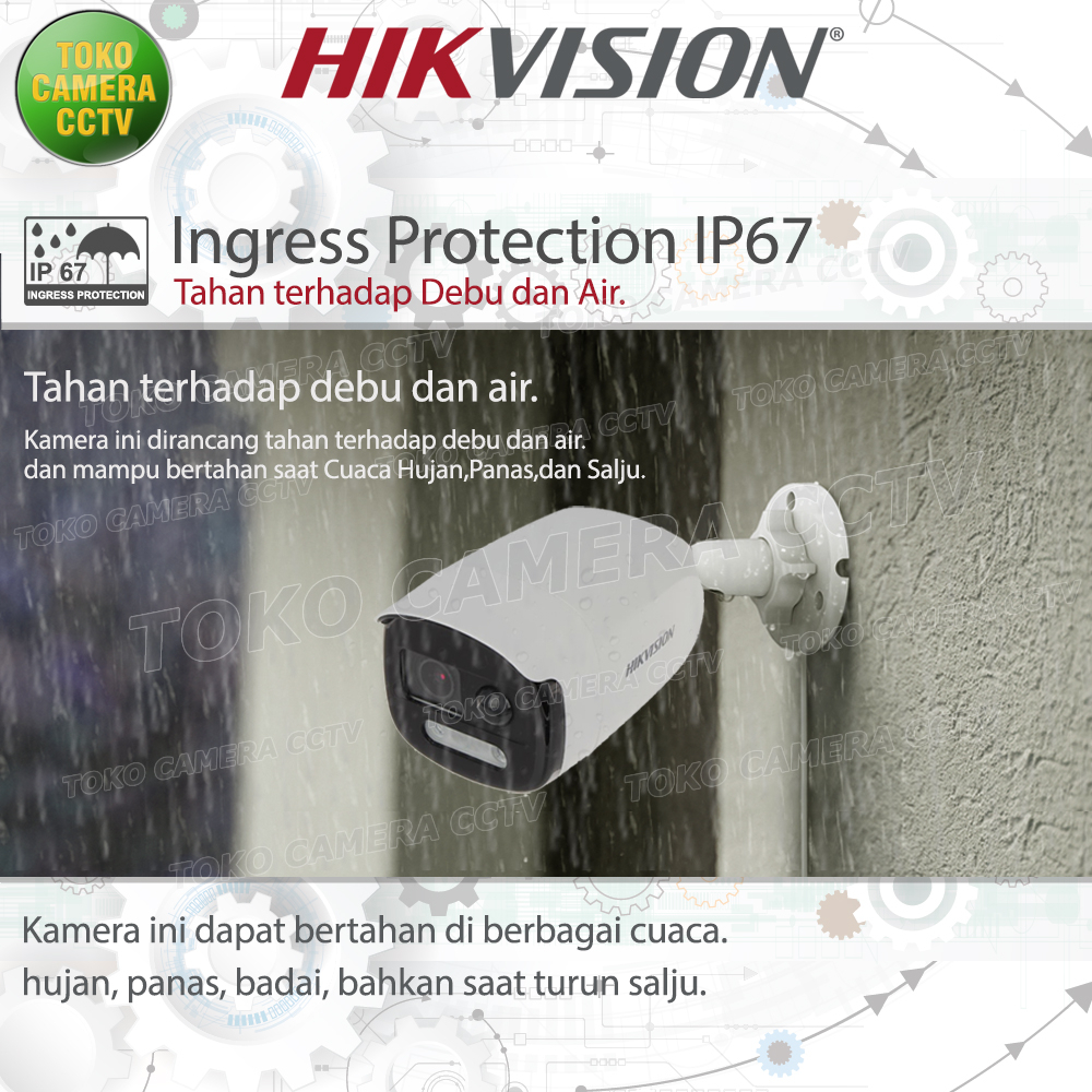 KAMERA CCTV OUTDOOR 5MP COLORVU HIKVISION DS-2CE16K0T-EXLPF DUAL LIGHT