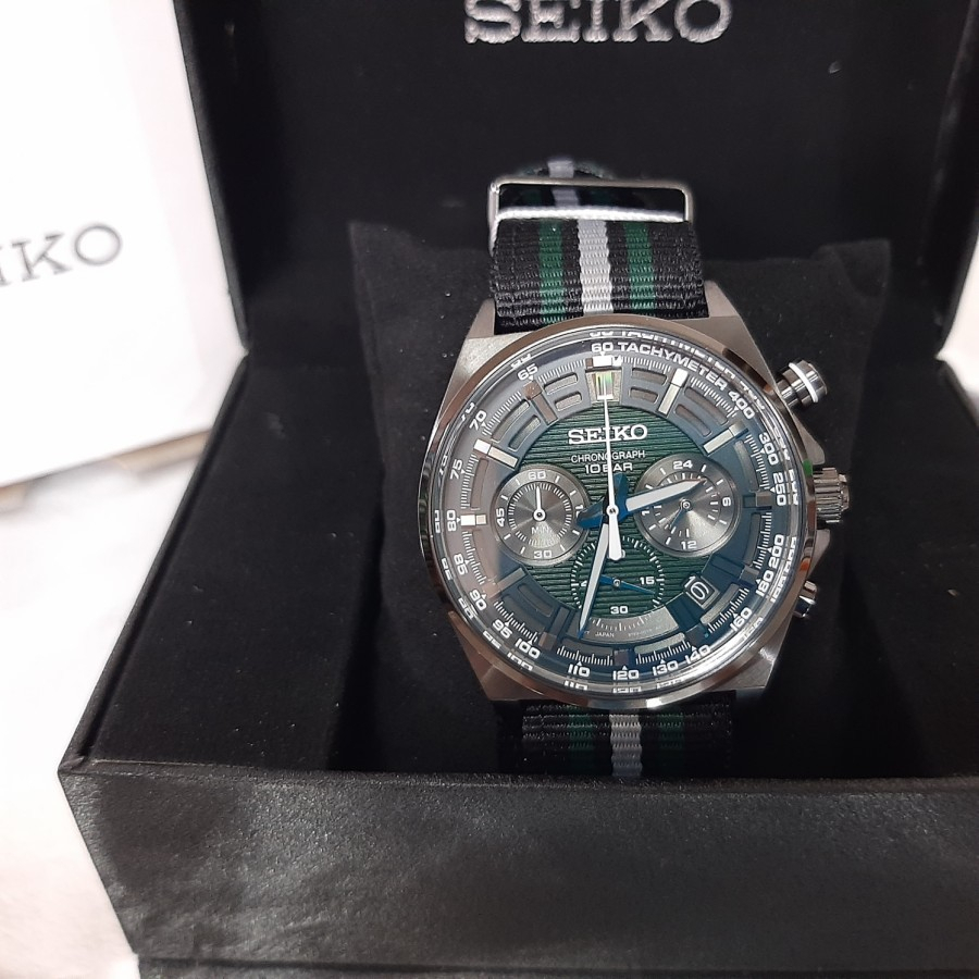 JAM TANGAN PRIA SEIKO SSB411P1 SSB411 DISCOVER MORE CHRONO ORIGINAL