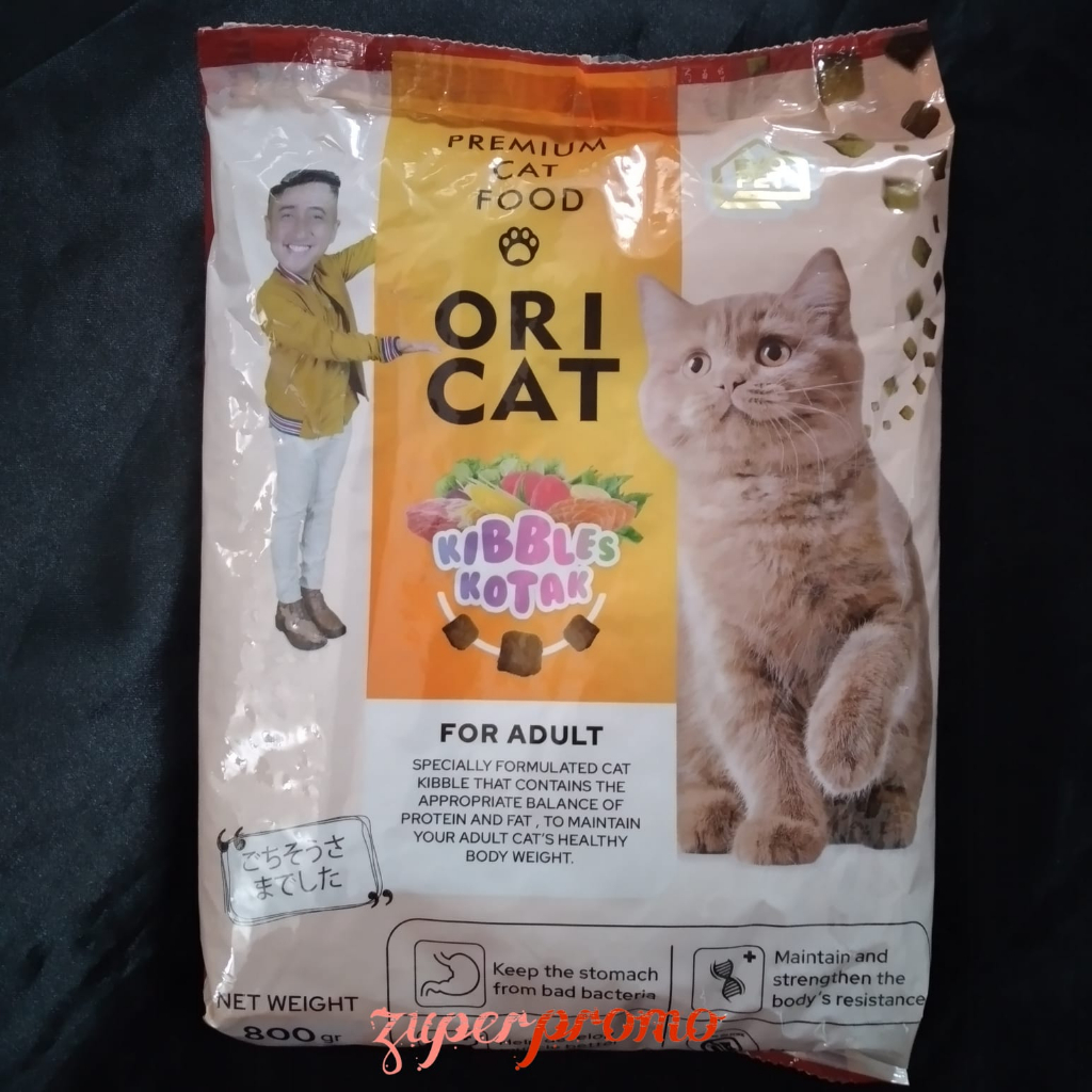 Ori Cat Kotak Fresh Pack 800gr / Makanan Kucing Dewasa