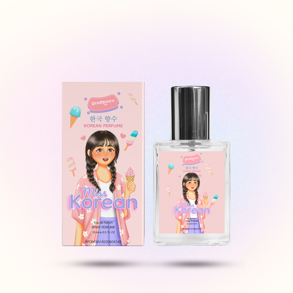 PARFUM GEAMOORE KOREAN SERIES 15ML BPOM / KOREA SERIES GEAMOORE