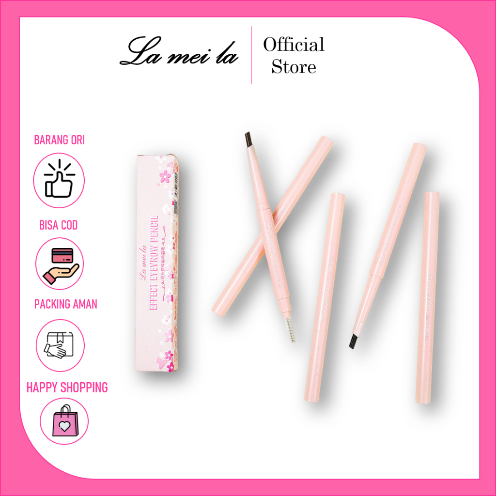 Lameila Pensil Alis 7 Warna Double Head Waterproof And Long Lasting  Lm 2013