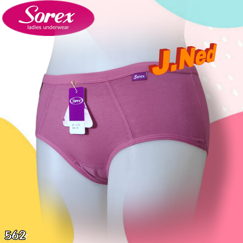 J562 ( SATU PCS ) CELANA DALAM WANITA SOREX MIDI SIZE M - QL