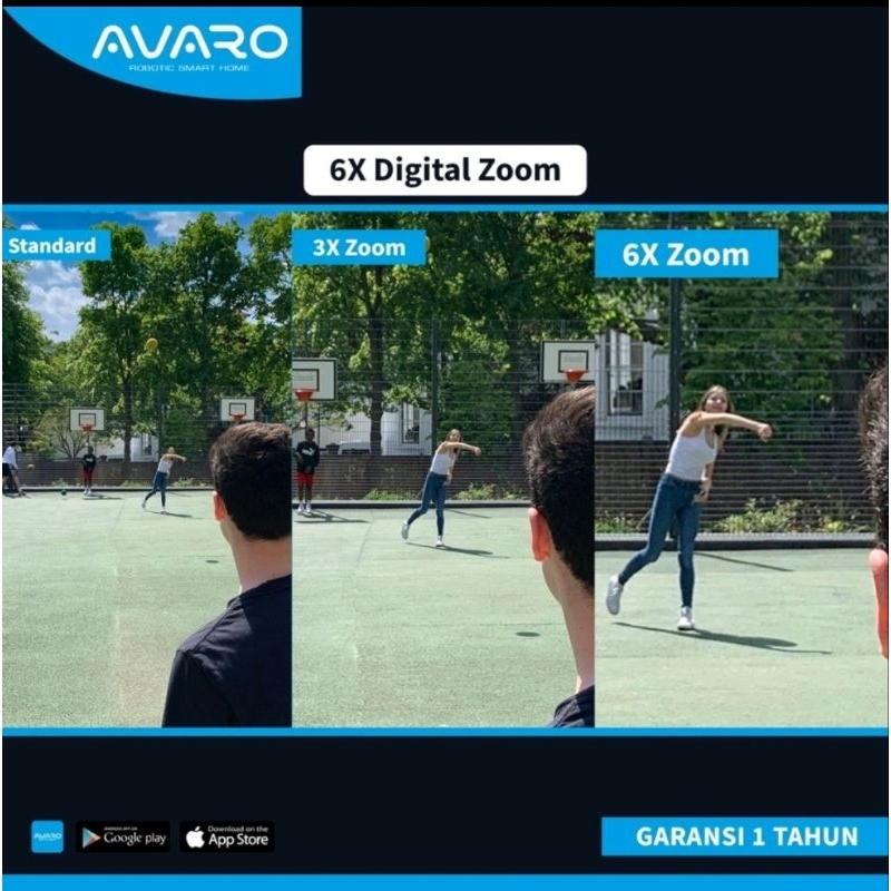 AVARO WiFi Smart IP Camera 4MP Outdoor Garansi Resmi