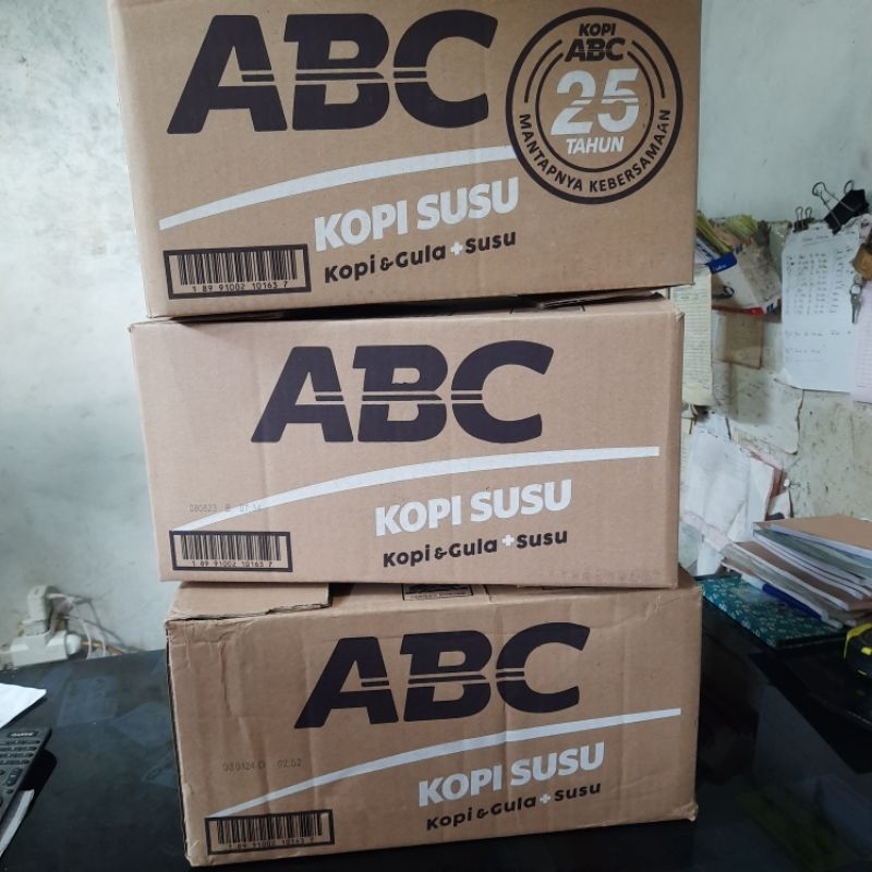 

kardus bekas kopi abc susu uk 36x20x24cm