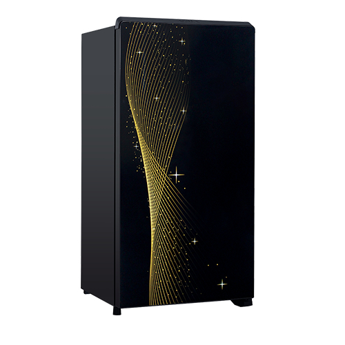 AQUA Kulkas 1 Pintu 180L Big Freezer 80 Watt AQR-D 225 Star Sky Patern