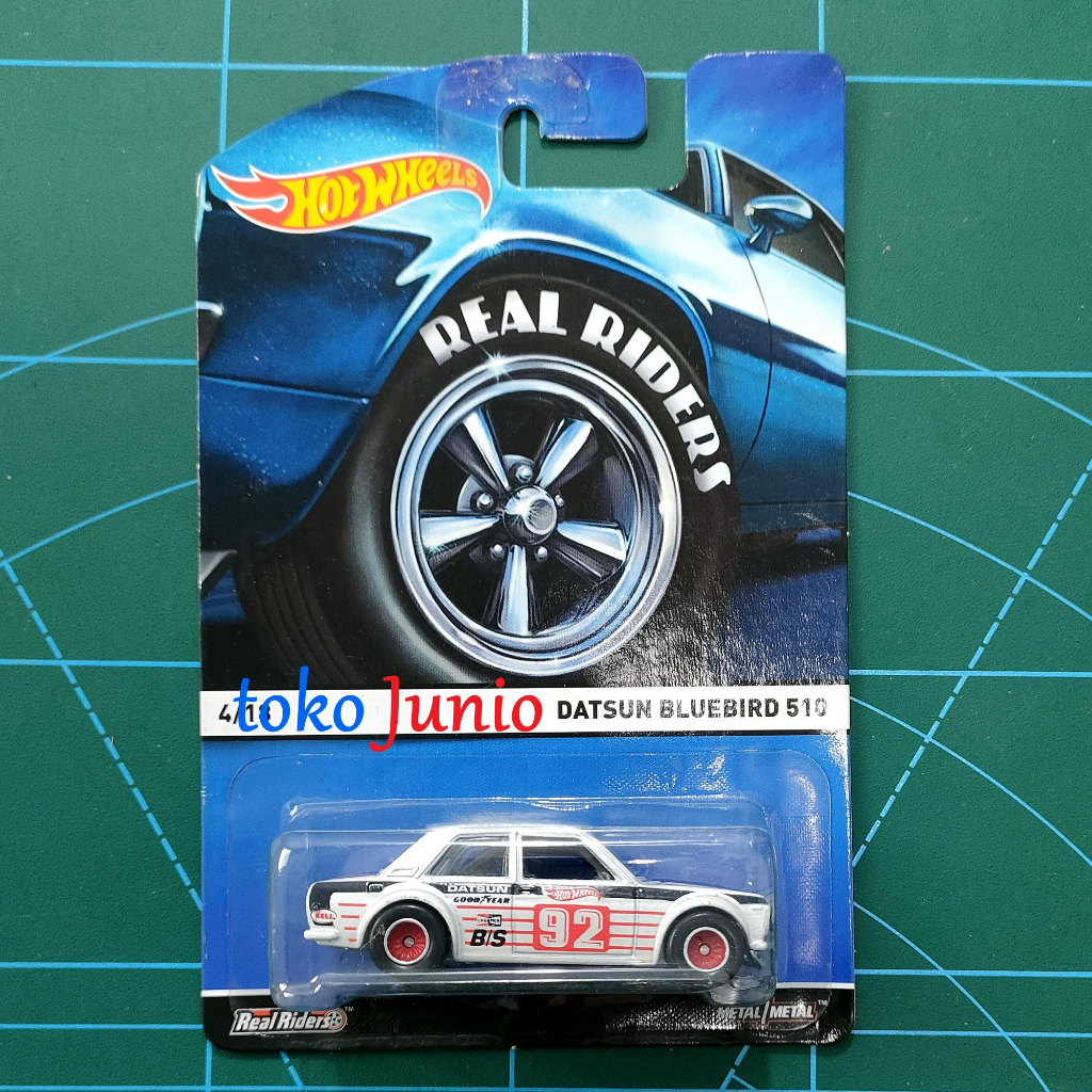 Hotwheels Real Riders Datsun Bluebird 510